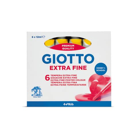 Tempera GIOTTO Extra 12 ml giallo primario F35200200